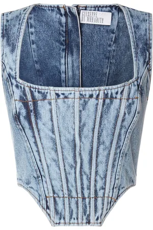 GIUSEPPE DI MORABITO Top In Denim Di Cotone