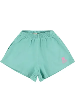 The New Society Shorts In Felpa Di Cotone Con Stampa