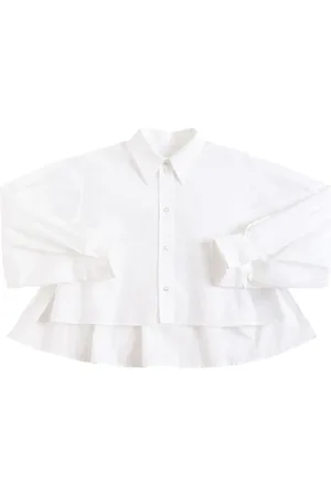 Maison Margiela Fodera In Popeline Di Cotone