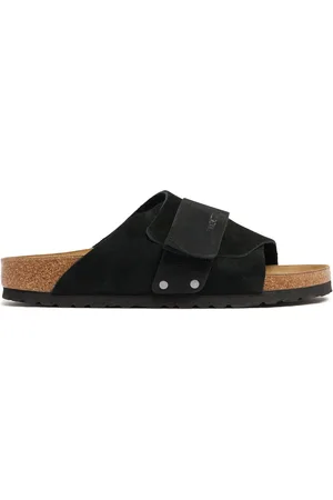 Birkenstock Sandali Kyoto In Pelle Scamosciata E Nabuk
