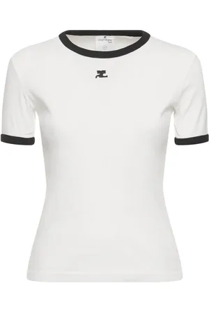 Courrèges T-shirt In Cotone Con Logo