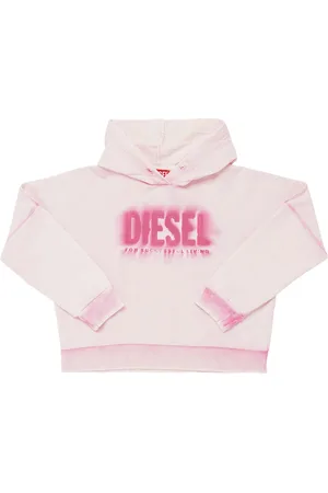 Diesel Felpa In Cotone Con Cappuccio
