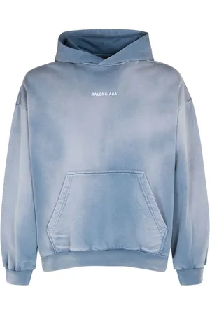 Balenciaga Felpa In Cotone Con Cappuccio