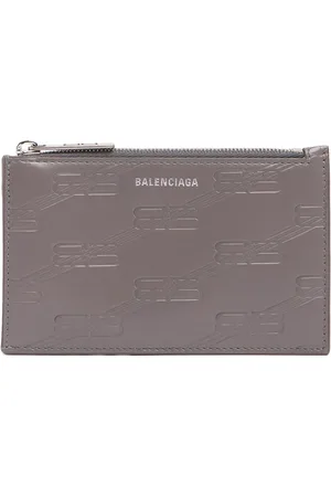Balenciaga Portafoglio In Pelle Bb Monogram