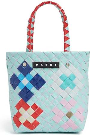 Marni Borsa Shopping Color Block Con Logo