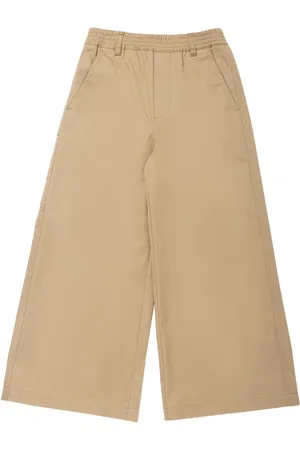 Maison Margiela Pantaloni Larghi In Gabardina Di Cotone