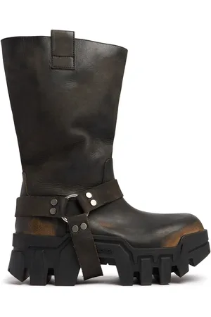 Balenciaga Stivali Bulldozer In Pelle