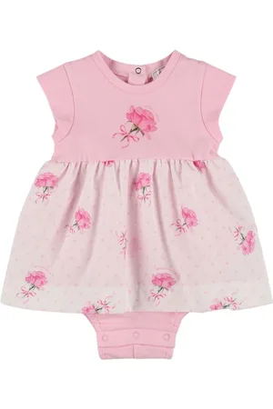 MONNALISA Vestito In Cotone Stampato Con Culotte