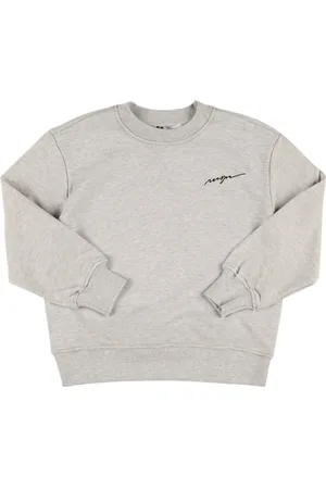 Msgm Felpa In Cotone Ricamato Con Cappuccio