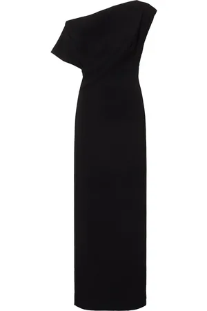 St Agni Vestito Lungo Asimmetrica Con Spalle Scoperte