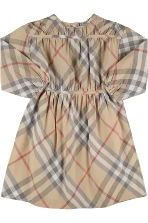 Burberry Vestito In Cotone Check