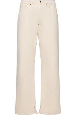 Maison Margiela Pantaloni Larghi In Denim Di Cotone