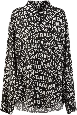 Balenciaga Camicia In Cupro E Viscosa