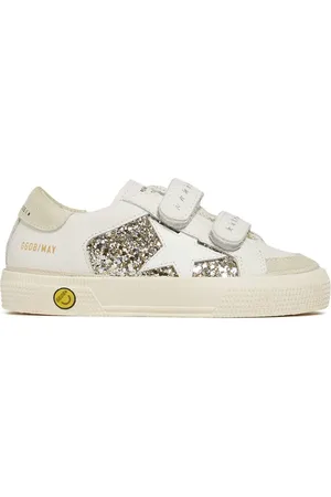 Golden Goose Sneakers May School In Pelle Con Glitter