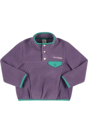 Sporty & Rich Felpa In Polar Fleece Con Bottoni