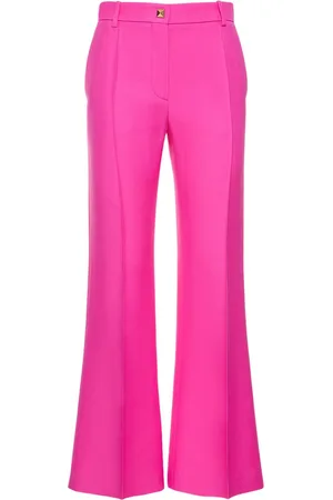 VALENTINO Pantaloni In Crepe Di Lana E Seta
