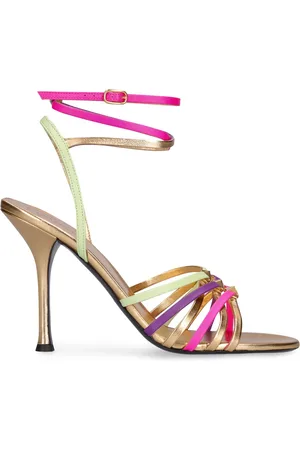 VALENTINO GARAVANI Sandali Rockstud In Pelle 100mm