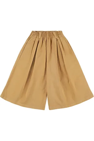 Kenzo Pantaloni Larghi In Twill Di Misto Cotone