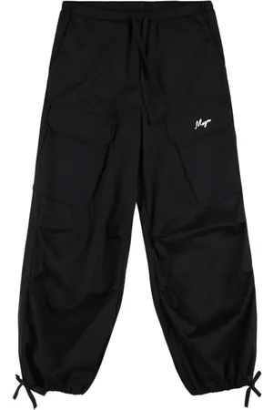 Msgm Pantaloni Cargo In Popeline Di Misto Cotone