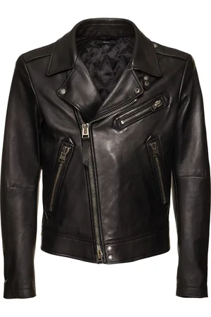 Tom Ford Giacca Biker Asimmetrica In Nappa