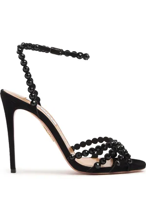 Aquazzura Sandali Tequila In Camoscio 105mm