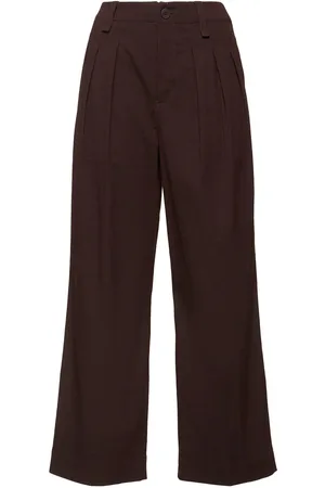Issey Miyake Pantaloni Larghi Enclothe In Washi E Misto Lana