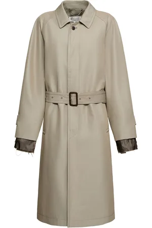 Maison Margiela Trench In Twill Di Cotone / Cintura