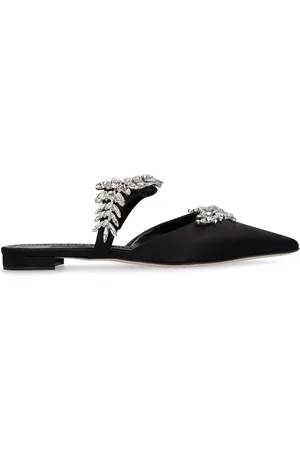 Manolo Blahnik Scarpe Basse Lurum In Raso 10mm