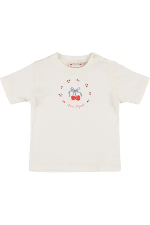 BONPOINT T-shirt In Jersey Di Cotone Stampato