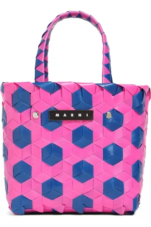Marni Borsa Shopping Color Block Con Logo