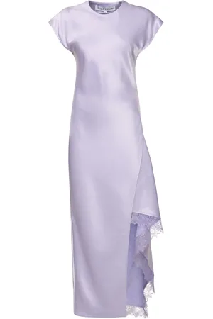 J.W.Anderson Vestito Midi Asimmetrico In Raso