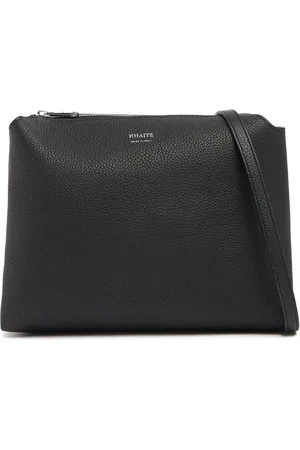 Khaite Borsa Hobo Media Lina In Pelle Martellata