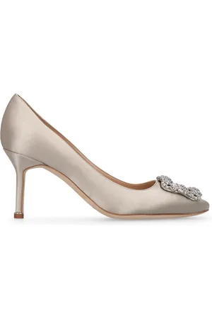 Manolo Blahnik Décolleté Hangisi In Raso 70mm