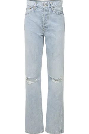 RE/DONE Jeans Vita Alta Loose Fit 90s Distressed