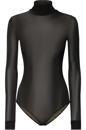 Maison Margiela Body Collo Alto In Jersey Di Viscosa