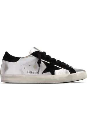 Golden Goose Sneakers Super-star In Pelle Metallizzata 20mm