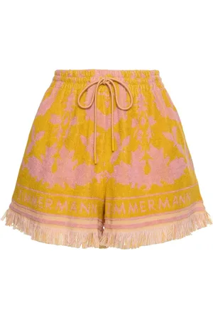 ZIMMERMANN Shorts Wylie In Spugna Di Cotone