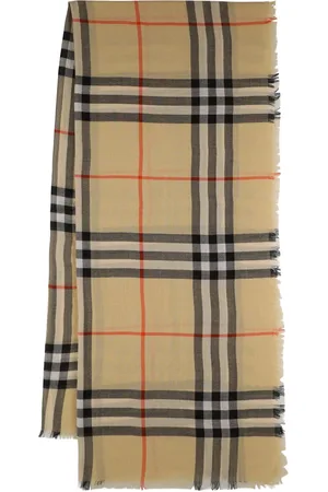 Burberry Sciarpa Mu In Lana Leggera