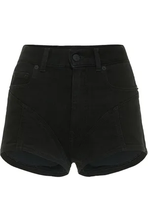 MUGLER Jeans Vita Alta In Denim E Jersey
