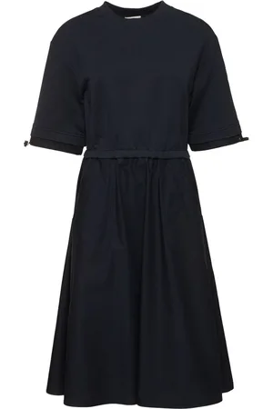 Moncler Vestito In Jersey Di Cotone