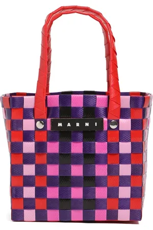 Marni Borsa Shopping Color Block Con Logo