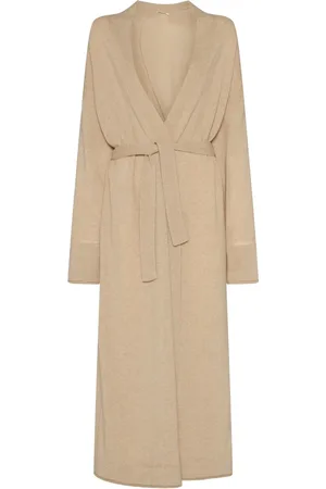 Max Mara Cardigan Lungo Asbuurg In Cashmere / Cintura