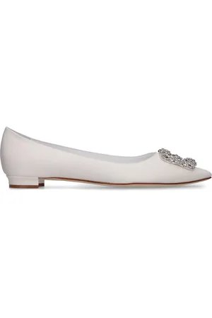 Manolo Blahnik Scarpe Basse Hangisi Clc In Grosgrain 10mm