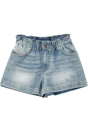 Diesel Shorts In Denim Di Cotone