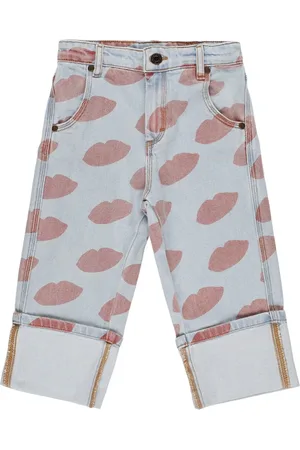 The Animals Observatory Jeans In Cotone Stampato Stretch