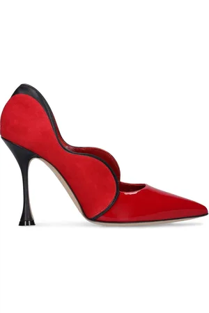 Manolo Blahnik Décolleté Hamaki In Pelle 105mm