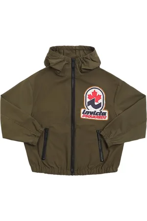 Dsquared2 Giacca In Nylon / Cappuccio E Logo