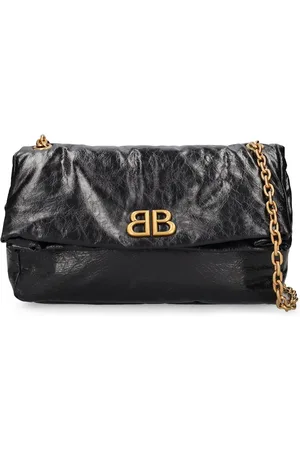 Balenciaga Borsa Media Monaco In Pelle