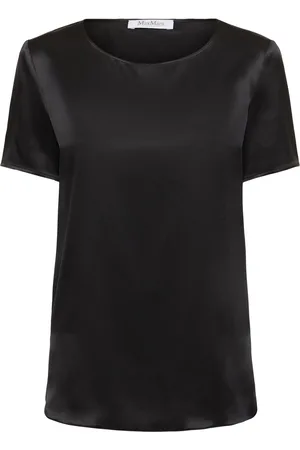 Max Mara Top Dida In Raso Di Seta
