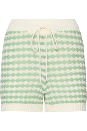 ZIMMERMANN Shorts Everley In Maglia Di Misto Cotone